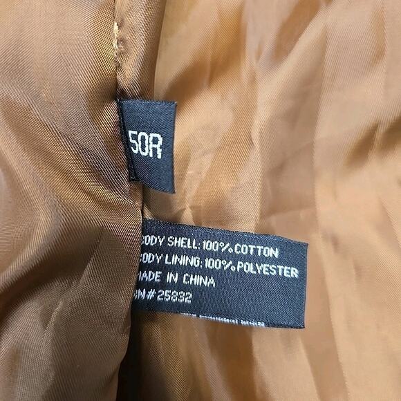 Circle S Blazer Mens 50R Brown Corduroy Elbow Patch Cowboy Western Ranch Wear TX - Picture 9 of 11